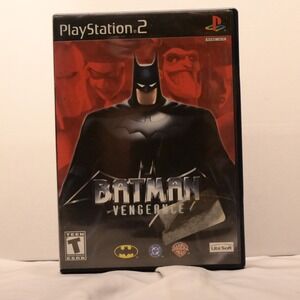 Batman Vengeance PlayStation 2 Complete Manual Reg Card Case